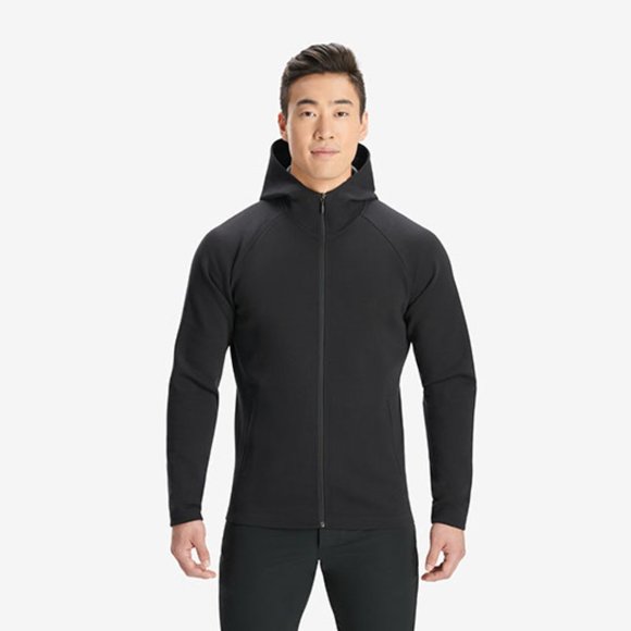 New RYU Men's Ethos Full Zip Hoodie Jacket in Black size XXL 50% off Retail! - Picture 2 of 3